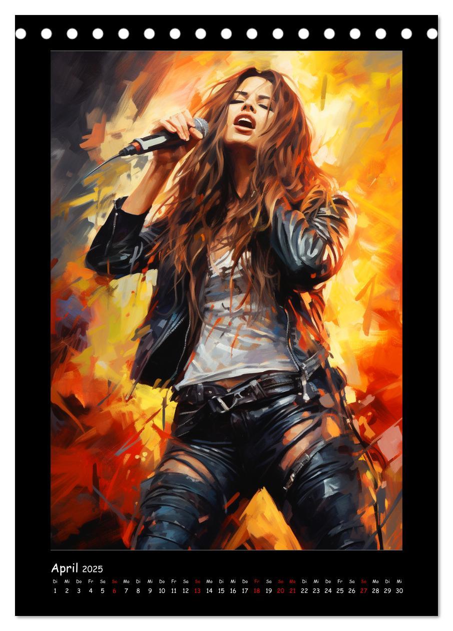 Bild: 9783435863976 | Heavy Metal-Queens. Wilde Rock- und Metal-Girl Paintings...