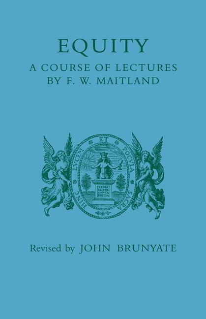 Cover: 9780521176507 | Equity | A Course of Lectures | F. W. Maitland (u. a.) | Taschenbuch