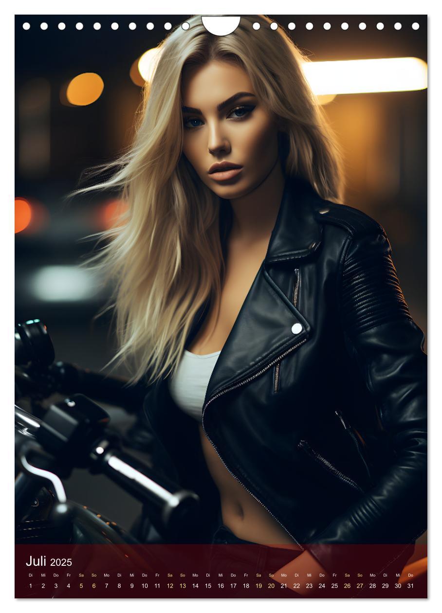 Bild: 9783435843855 | Bikes and Girls: Sexy Mädels auf heißen Mottorrädern (Wandkalender...