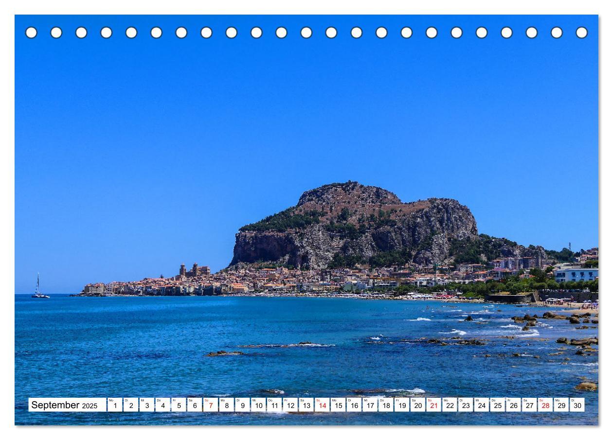 Bild: 9783383793677 | Cefalù Perle Siziliens (Tischkalender 2025 DIN A5 quer), CALVENDO...