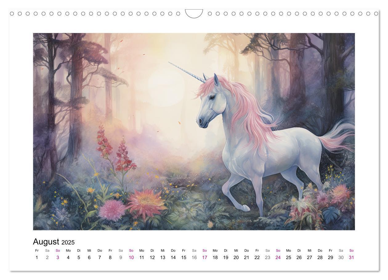 Bild: 9783383892738 | Geliebte Einhörner (Wandkalender 2025 DIN A3 quer), CALVENDO...