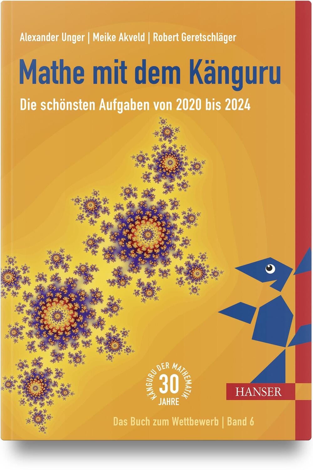 Cover: 9783446481831 | Mathe mit dem Känguru 6 | Die schönsten Aufgaben von 2020 bis 2024