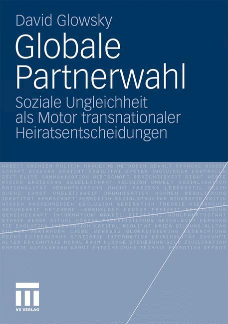 Cover: 9783531176727 | Globale Partnerwahl | David Glowsky | Taschenbuch | Paperback | 246 S.