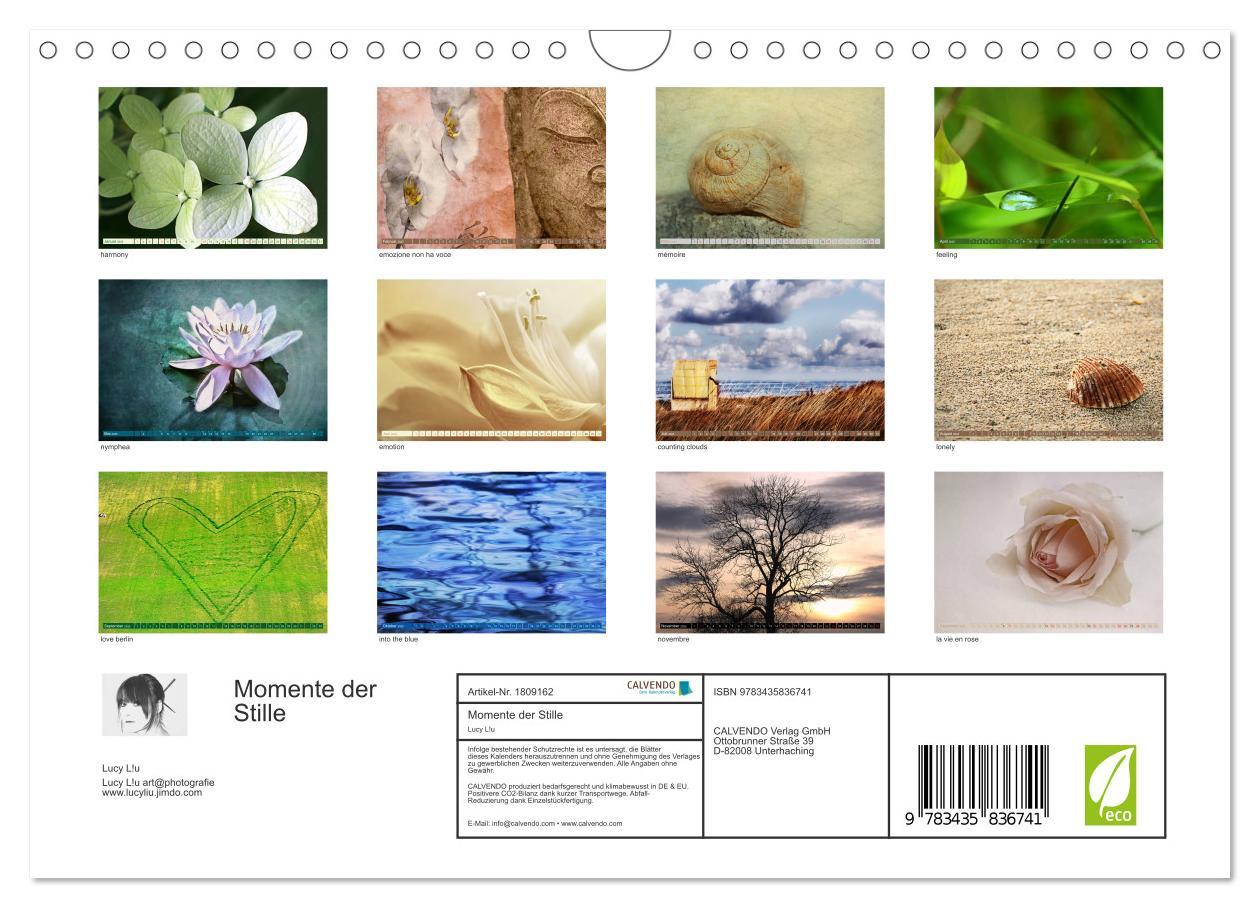 Bild: 9783435836741 | Momente der Stille (Wandkalender 2025 DIN A4 quer), CALVENDO...