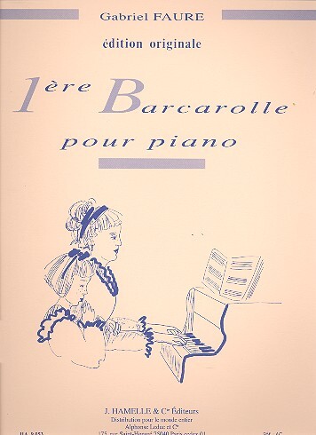 Cover: 9790230790536 | Barcarolle No.1 In A Minor Op.26 | Gabriel Urbain Fauré | Buch