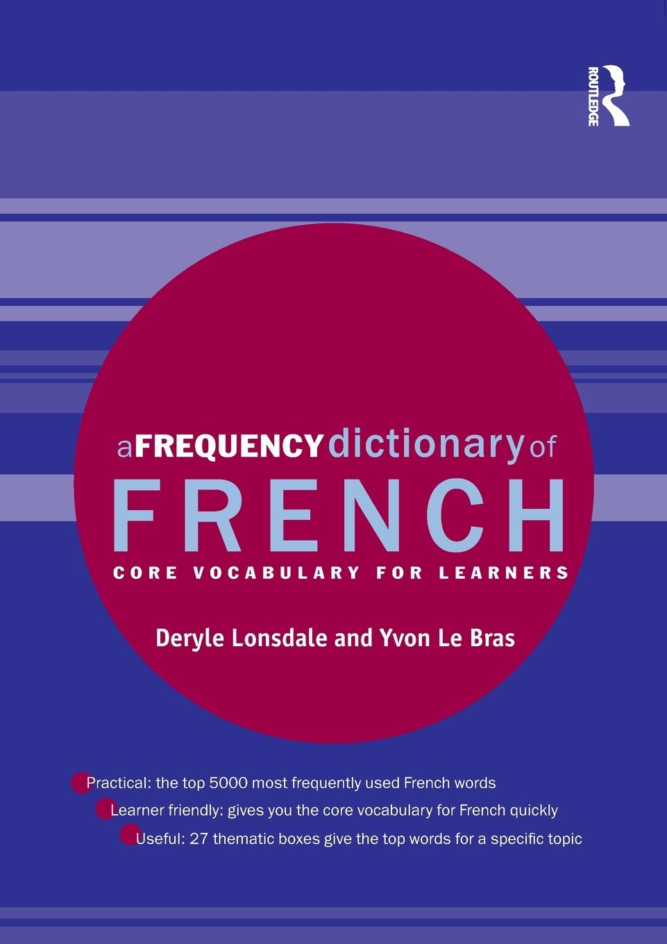 Cover: 9780415775311 | A Frequency Dictionary of French | Core Vocabulary for Learners | Buch