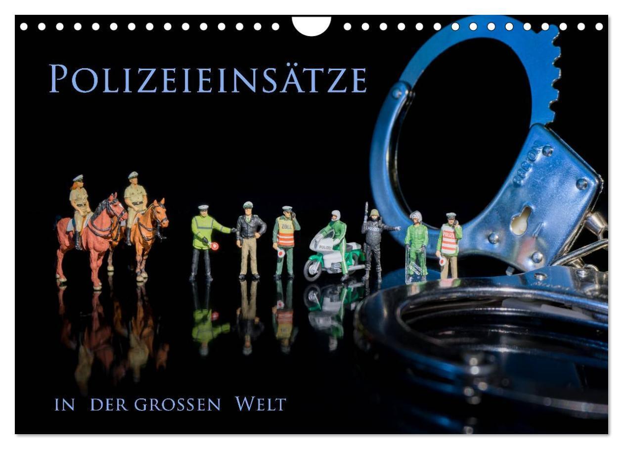 Cover: 9783435686414 | Polizeieinsätze, in der großen Welt (Wandkalender 2025 DIN A4...