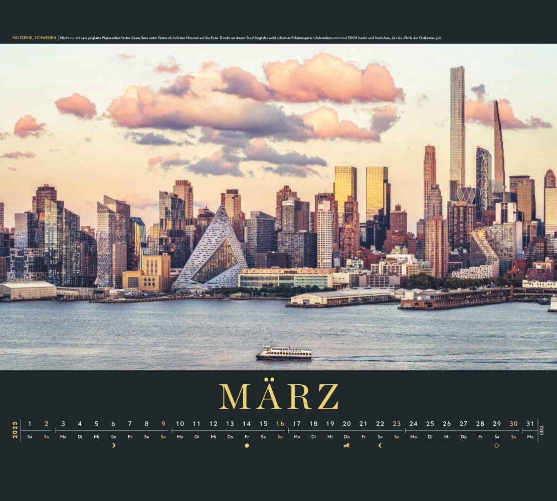 Bild: 4002725988805 | GEO - New York Wandkalender 2025, 50x45cm, Posterkalender mit...