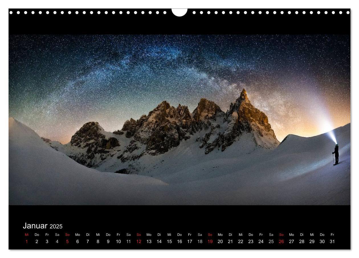 Bild: 9783435567386 | Sternensucher - Landschaft unter Sternen (Wandkalender 2025 DIN A3...