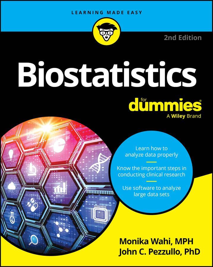 Cover: 9781394251469 | Biostatistics For Dummies | Monika Wahi | Taschenbuch | For Dummies