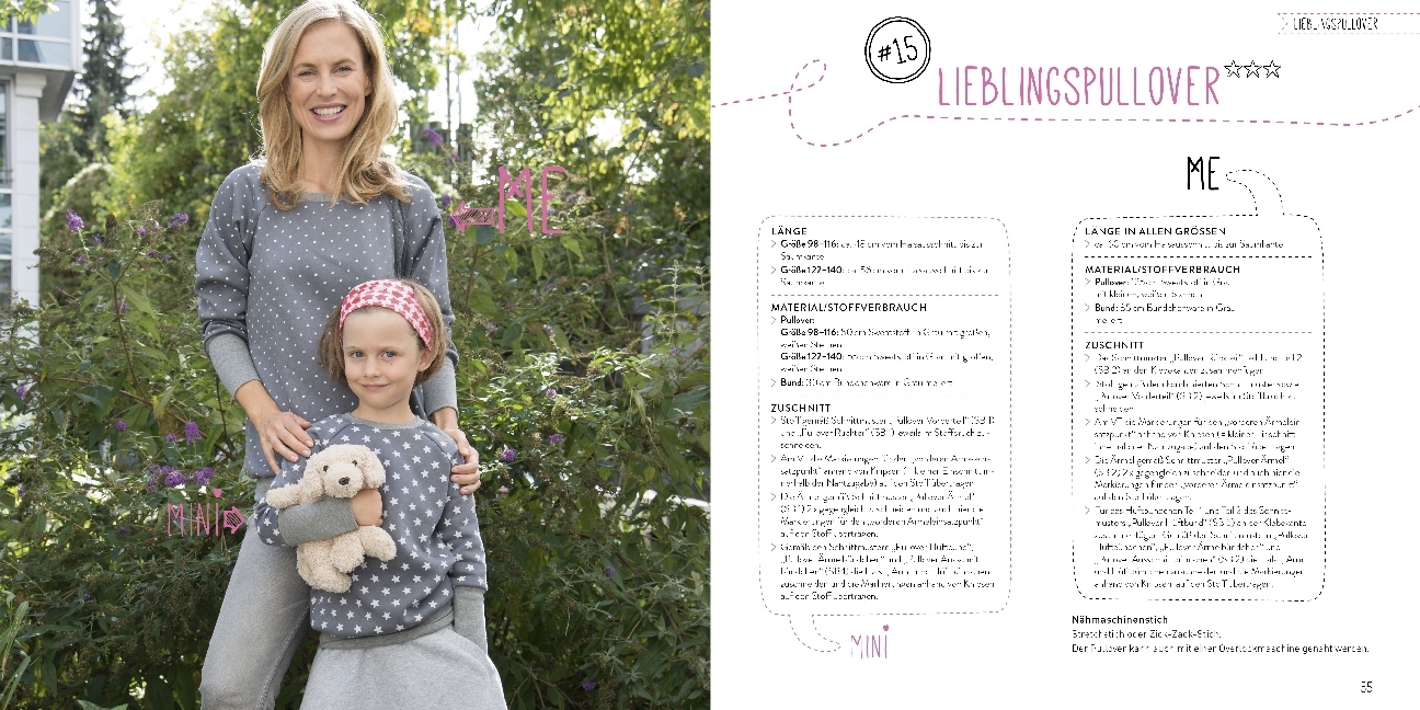 Bild: 9783863554712 | Mini-Me Nähen | Partnerlooks für Mama und mich | Yvonne Jahnke | Buch