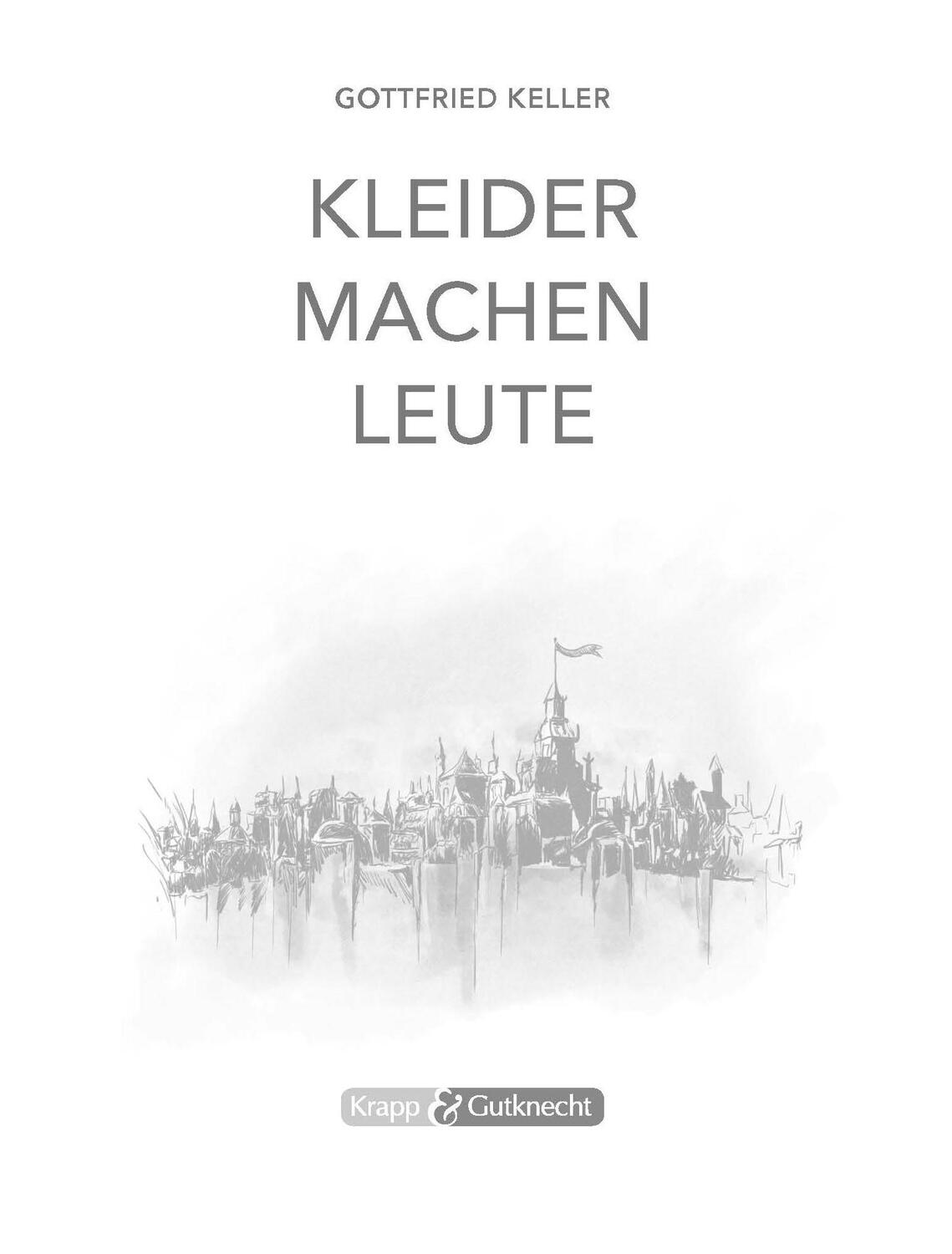 Bild: 9783963230370 | Kleider machen Leute - Gottfried Keller - Pflichtlektüre 2022...