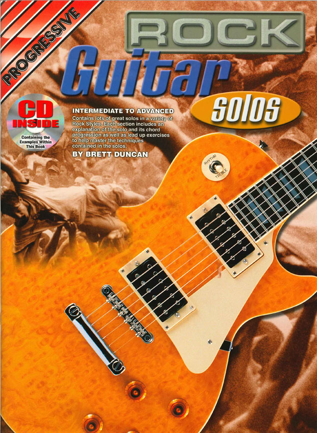 Cover: 768437792577 | Rock Guitar Solos | B. Duncan | Buch + CD | Koala Music Publications