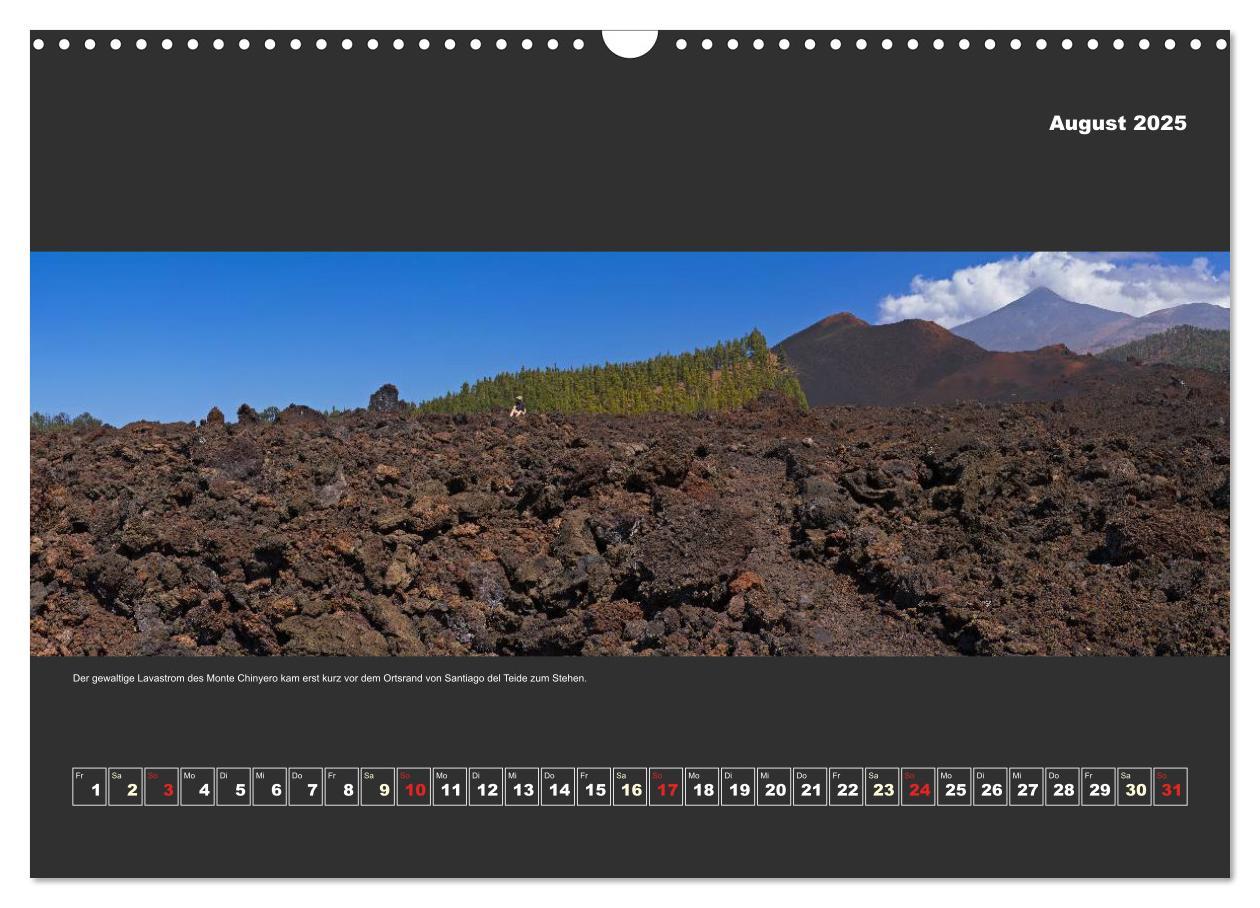 Bild: 9783435562114 | Teneriffa im Panorama (Wandkalender 2025 DIN A3 quer), CALVENDO...