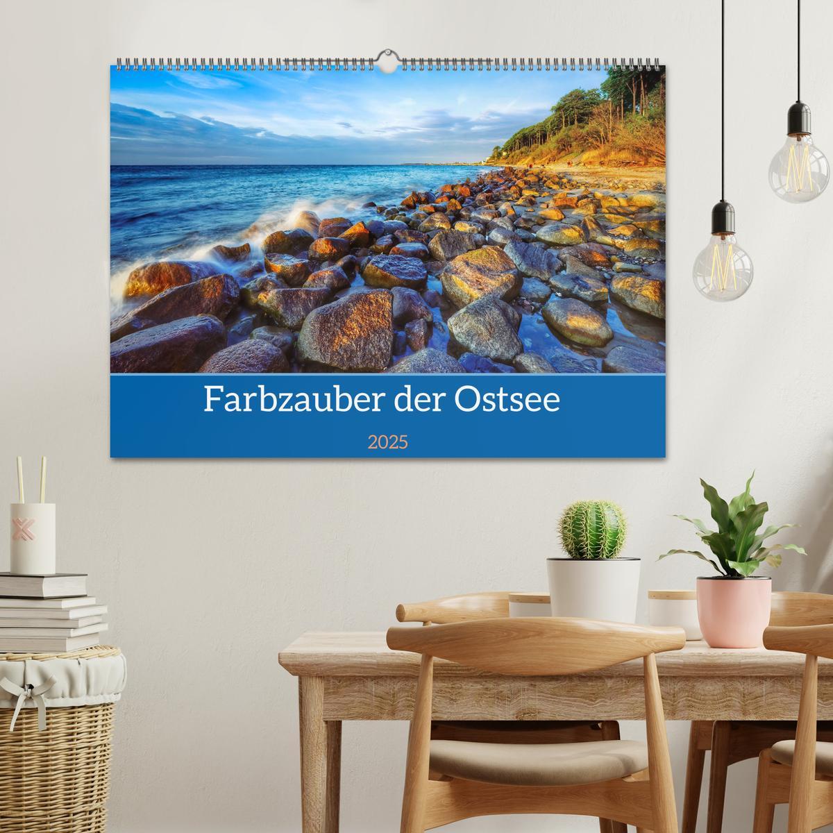 Bild: 9783383824296 | Farbzauber der Ostsee (Wandkalender 2025 DIN A2 quer), CALVENDO...