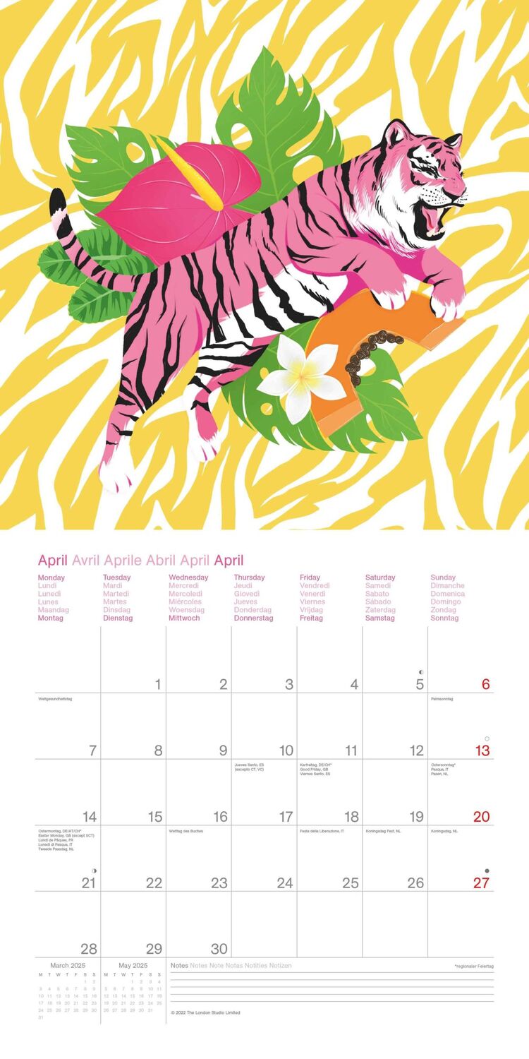 Bild: 4002725994950 | Sweet &amp; Wild 2025 - Wand-Kalender - Broschüren-Kalender - 30x30 -...