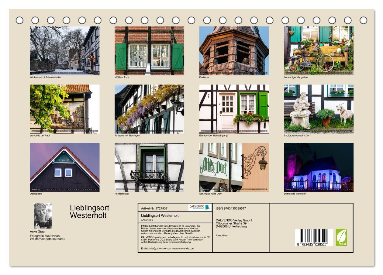 Bild: 9783435039517 | Lieblingsort Westerholt (Tischkalender 2025 DIN A5 quer), CALVENDO...