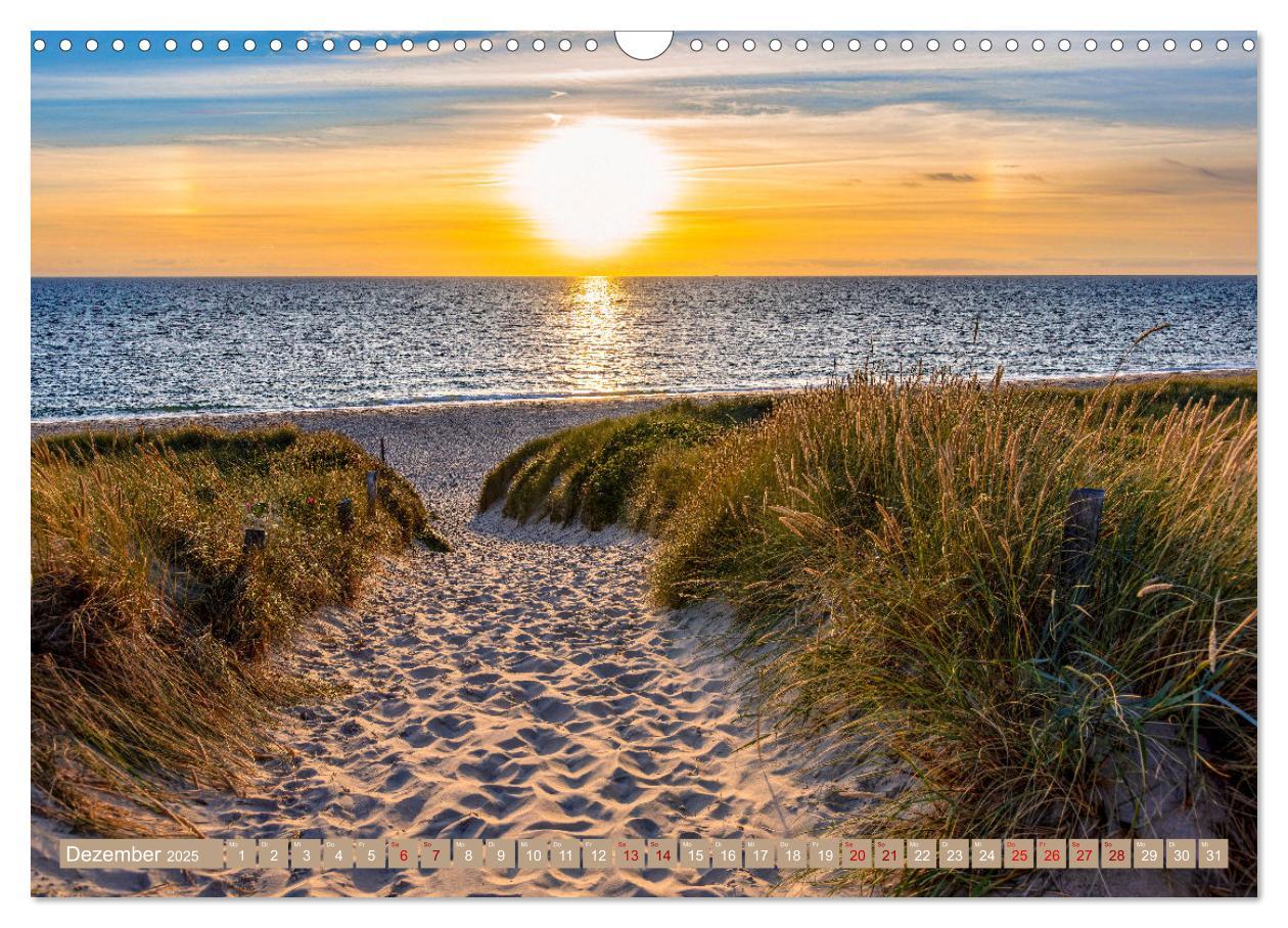 Bild: 9783383941856 | Sylt im Abendlicht (Wandkalender 2025 DIN A3 quer), CALVENDO...