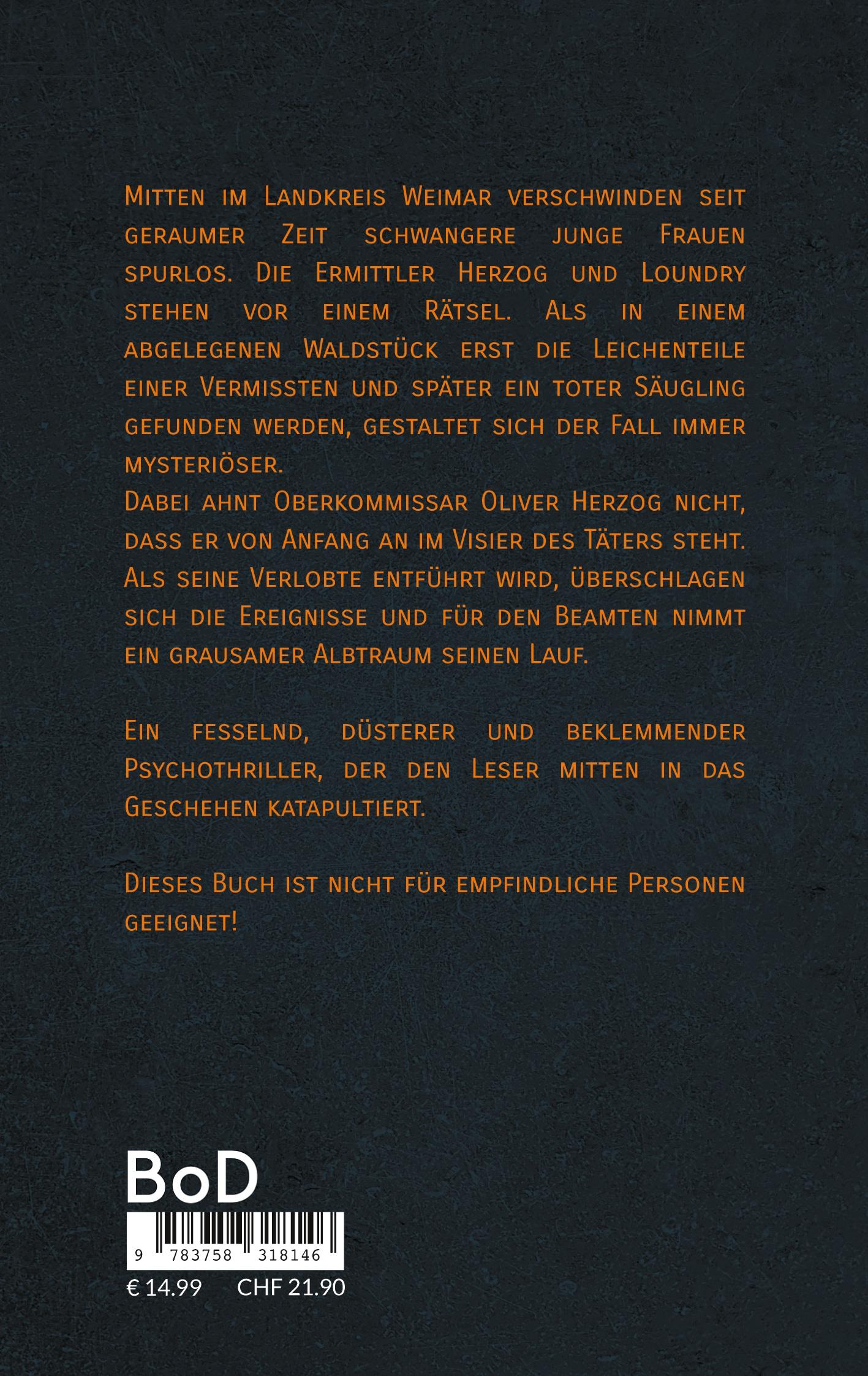 Rückseite: 9783758318146 | Die Leichenvilla | Ein spannender Psychothriller mit Suchtpotenzial