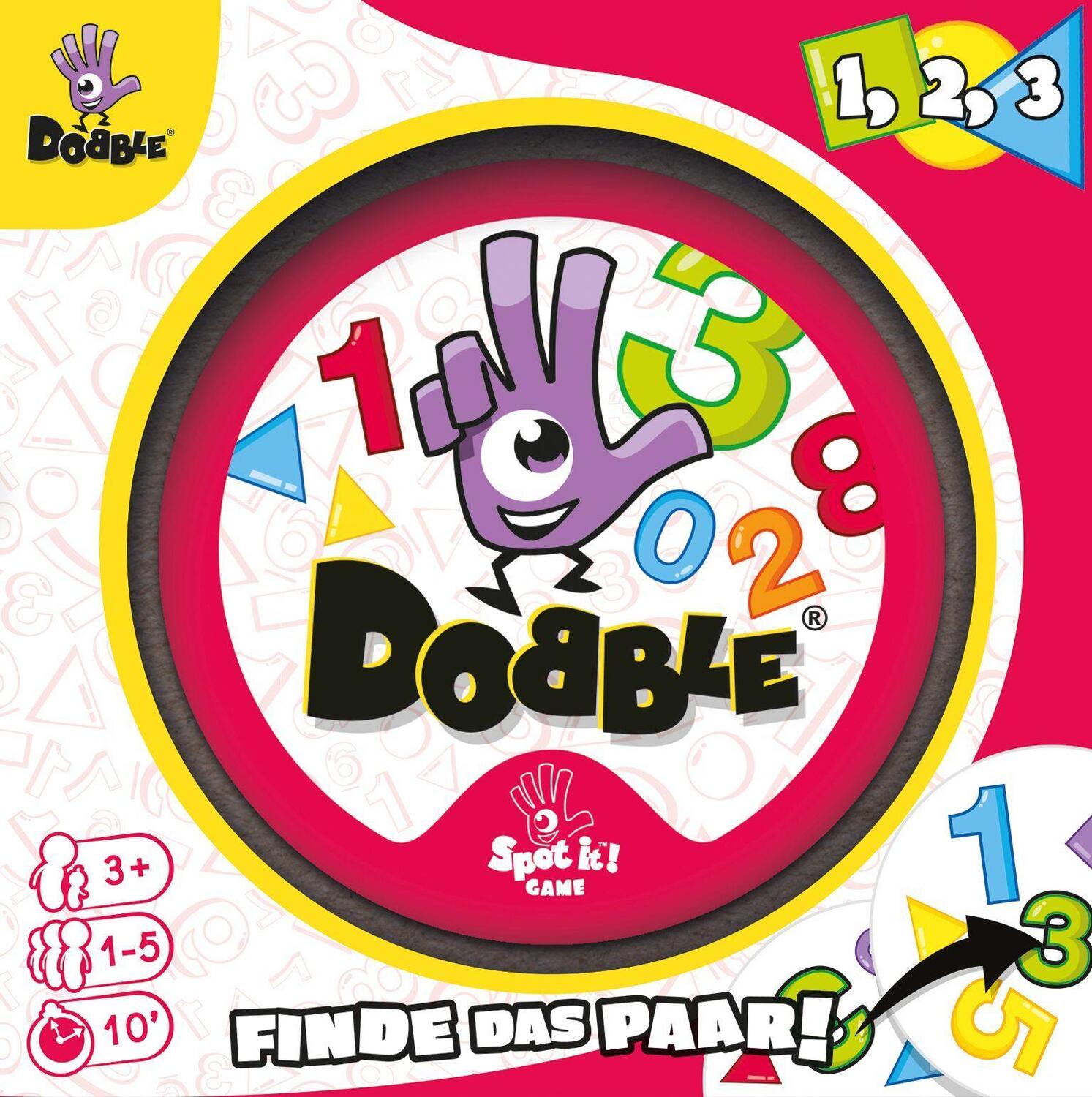 Cover: 3558380108818 | Dobble 1, 2, 3 | Denis Blanchot (u. a.) | Spiel | ZYGD0032 | Deutsch