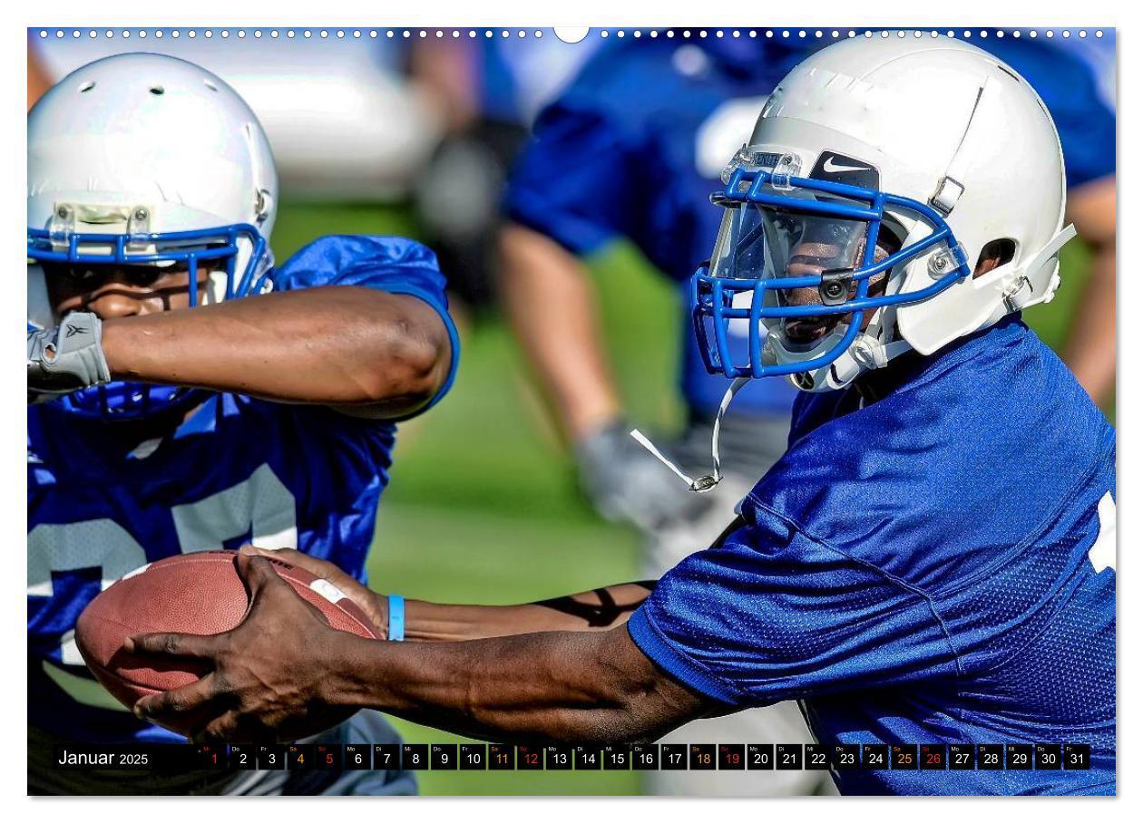 Bild: 9783435596225 | Kraft und Taktik - American Football (Wandkalender 2025 DIN A2...