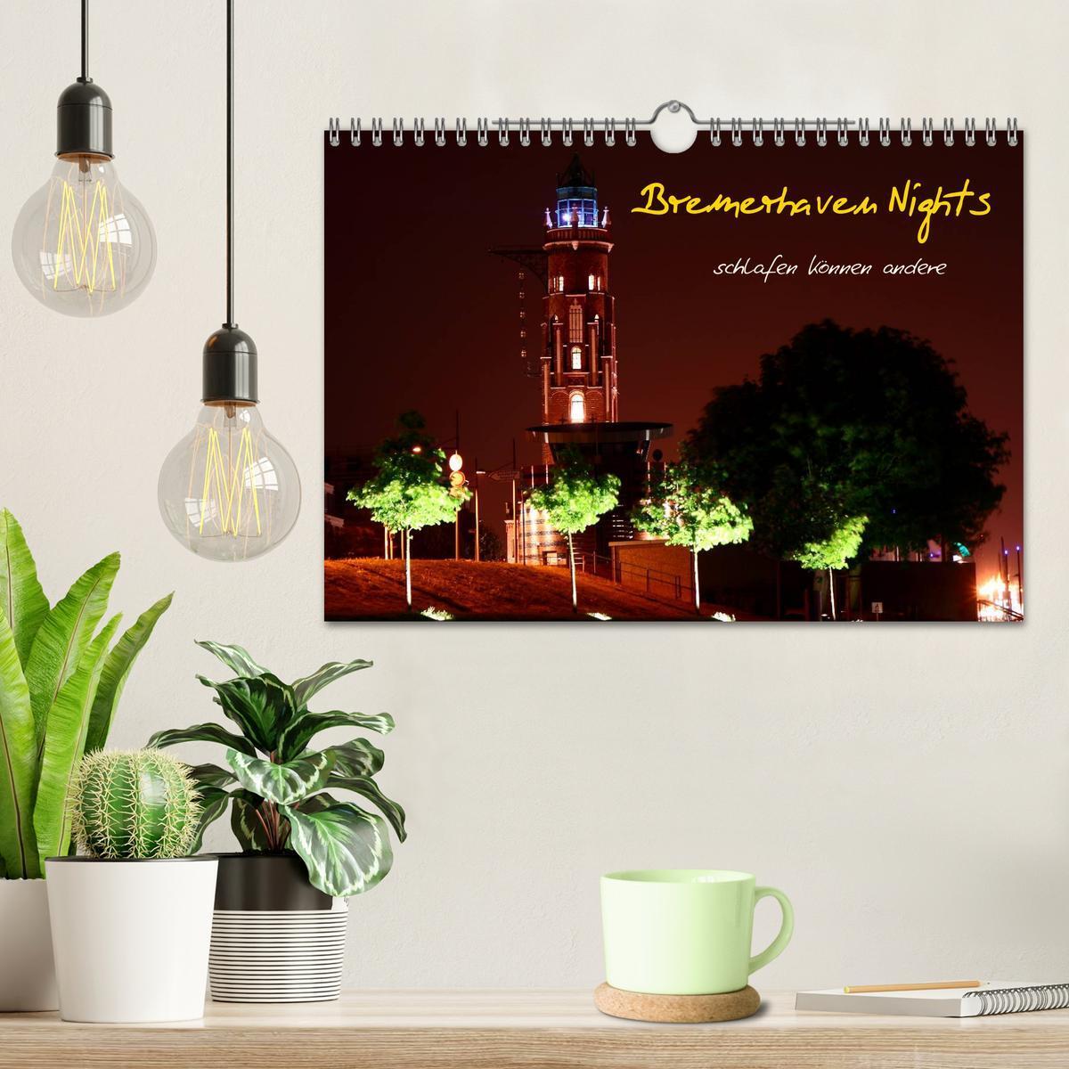 Bild: 9783435831159 | Bremerhaven Nights (Wandkalender 2025 DIN A4 quer), CALVENDO...