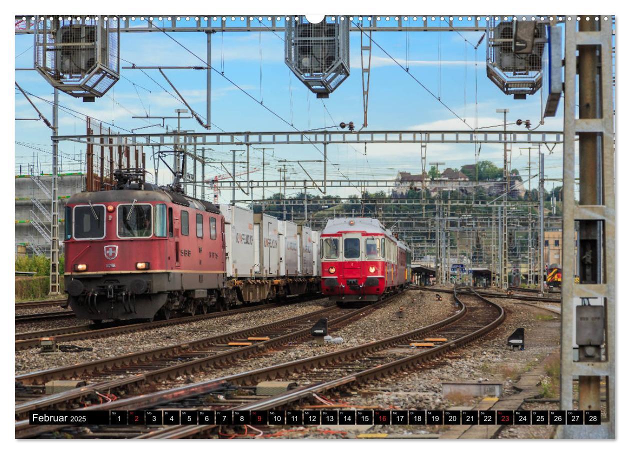 Bild: 9783435345649 | Eisenbahn-Nostalgie - Oldtimer auf Schweizer Schienen (Wandkalender...