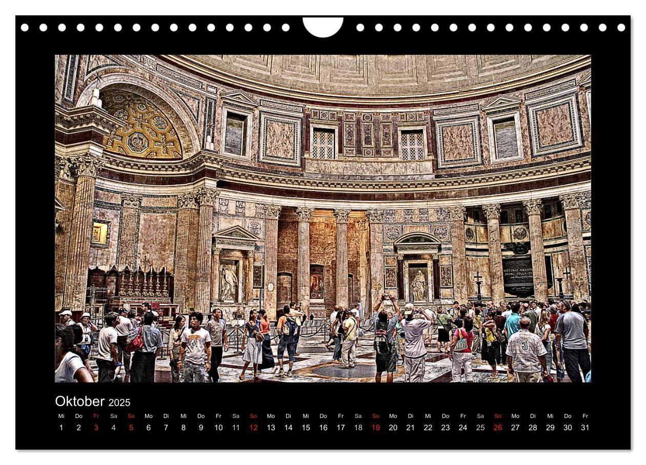 Bild: 9783435828142 | Roma (Wandkalender 2025 DIN A4 quer), CALVENDO Monatskalender | 2025