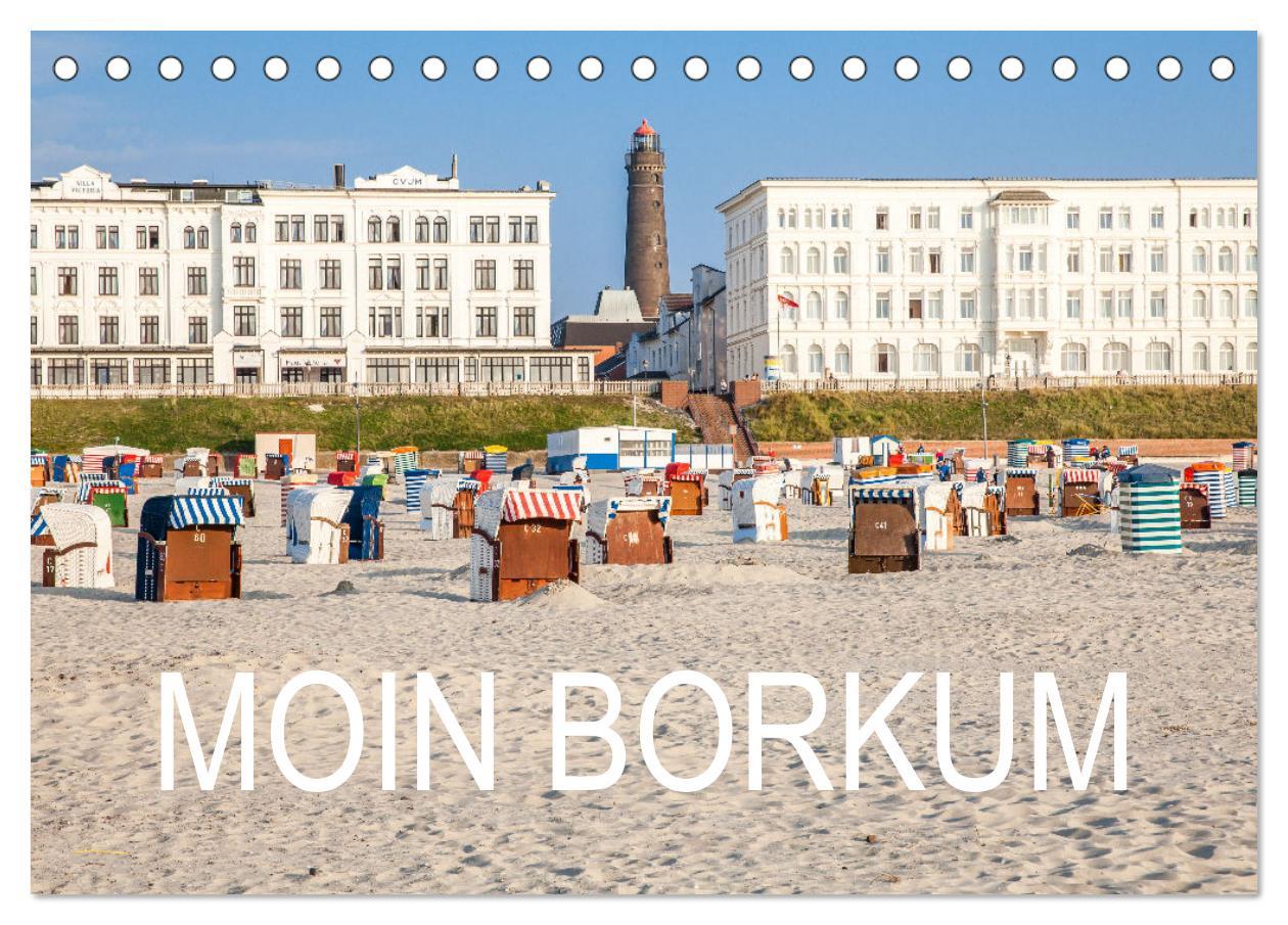 Cover: 9783435073986 | Moin Borkum (Tischkalender 2025 DIN A5 quer), CALVENDO Monatskalender