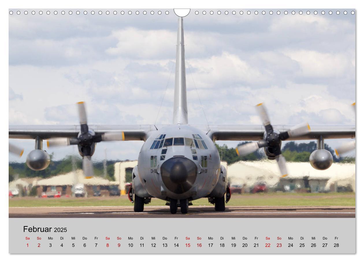 Bild: 9783435375417 | Transportflugzeug C-130 Hercules (Wandkalender 2025 DIN A3 quer),...