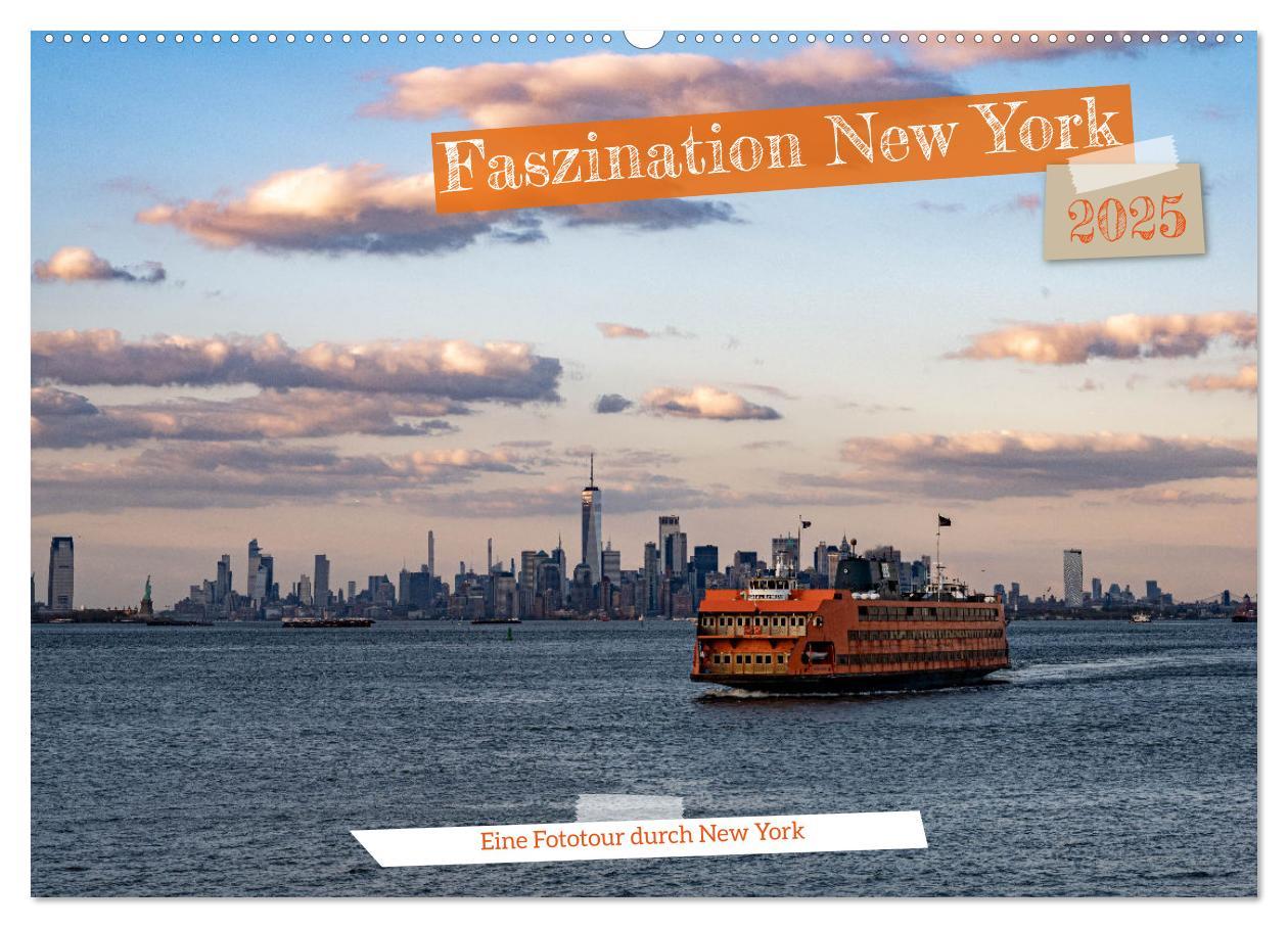 Cover: 9783435013807 | Faszination New York (Wandkalender 2025 DIN A2 quer), CALVENDO...