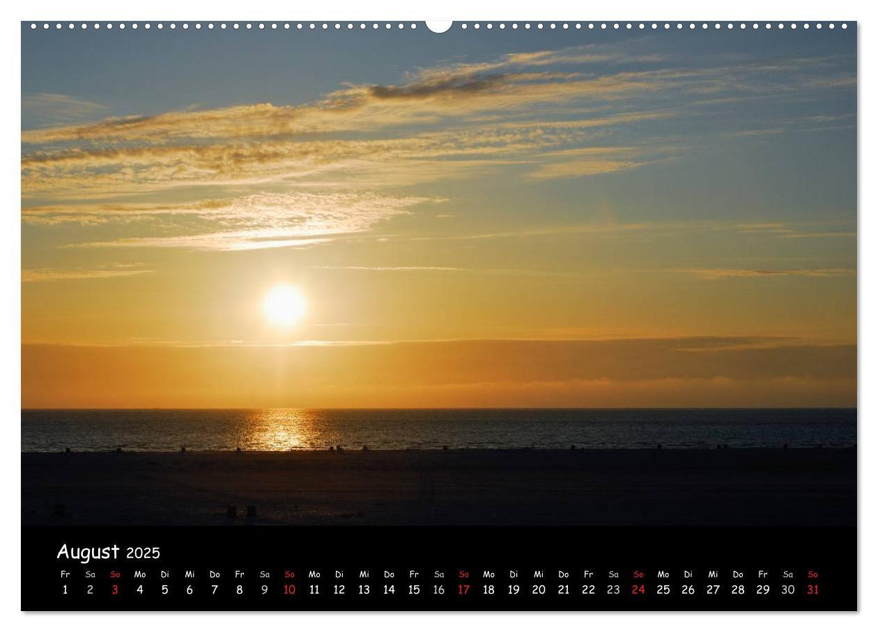 Bild: 9783435826872 | Amrum (Wandkalender 2025 DIN A2 quer), CALVENDO Monatskalender | 2025