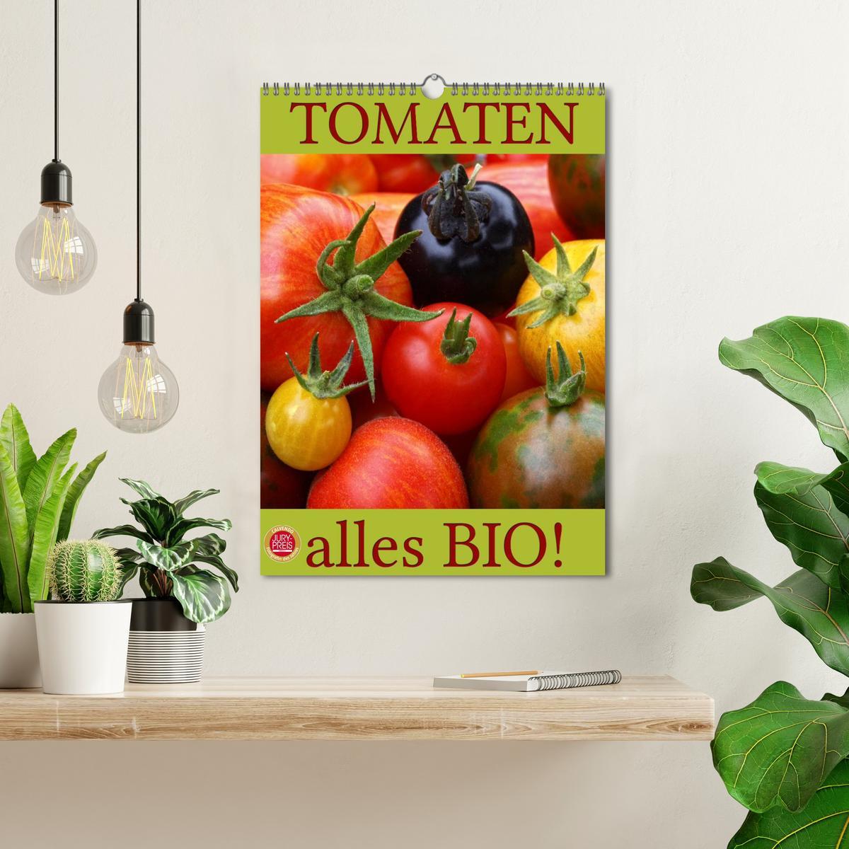 Bild: 9783457055458 | Tomaten - Alles BIO! (Wandkalender 2025 DIN A3 hoch), CALVENDO...