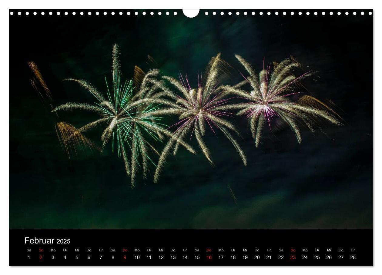 Bild: 9783435837595 | Das Feuerwerk (Wandkalender 2025 DIN A3 quer), CALVENDO Monatskalender