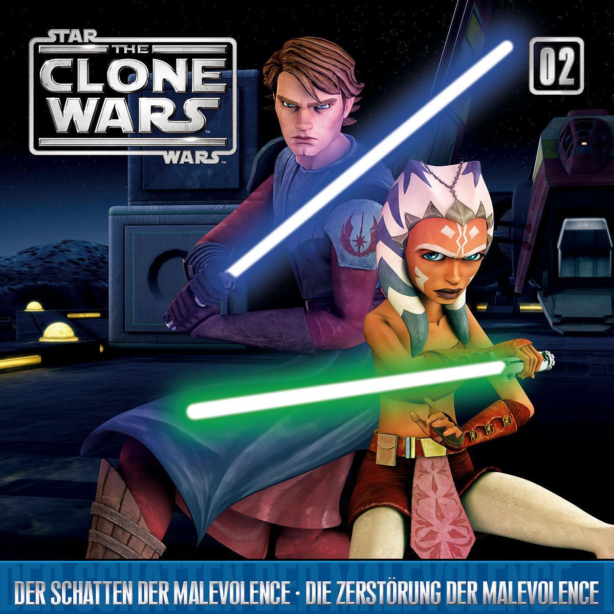 Cover: 9783829124119 | 02: DER SCHATTEN/DIE ZERSTÖRUNG DER MALEVOLENCE | The Clone Wars | CD