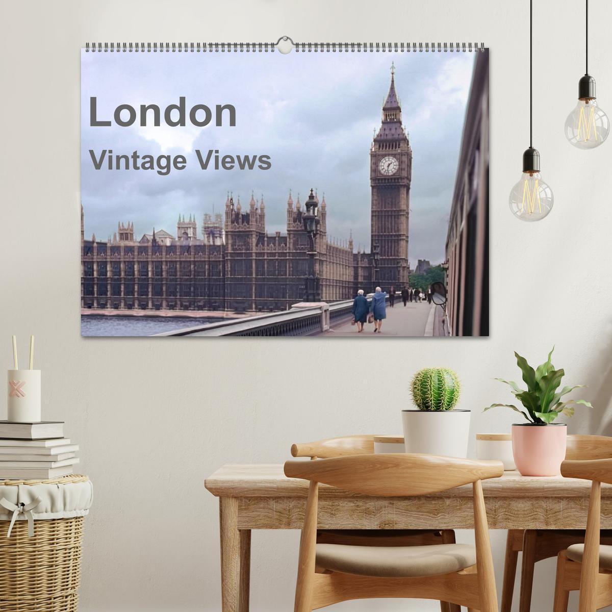 Bild: 9783435297931 | London - Vintage Views (Wandkalender 2025 DIN A2 quer), CALVENDO...