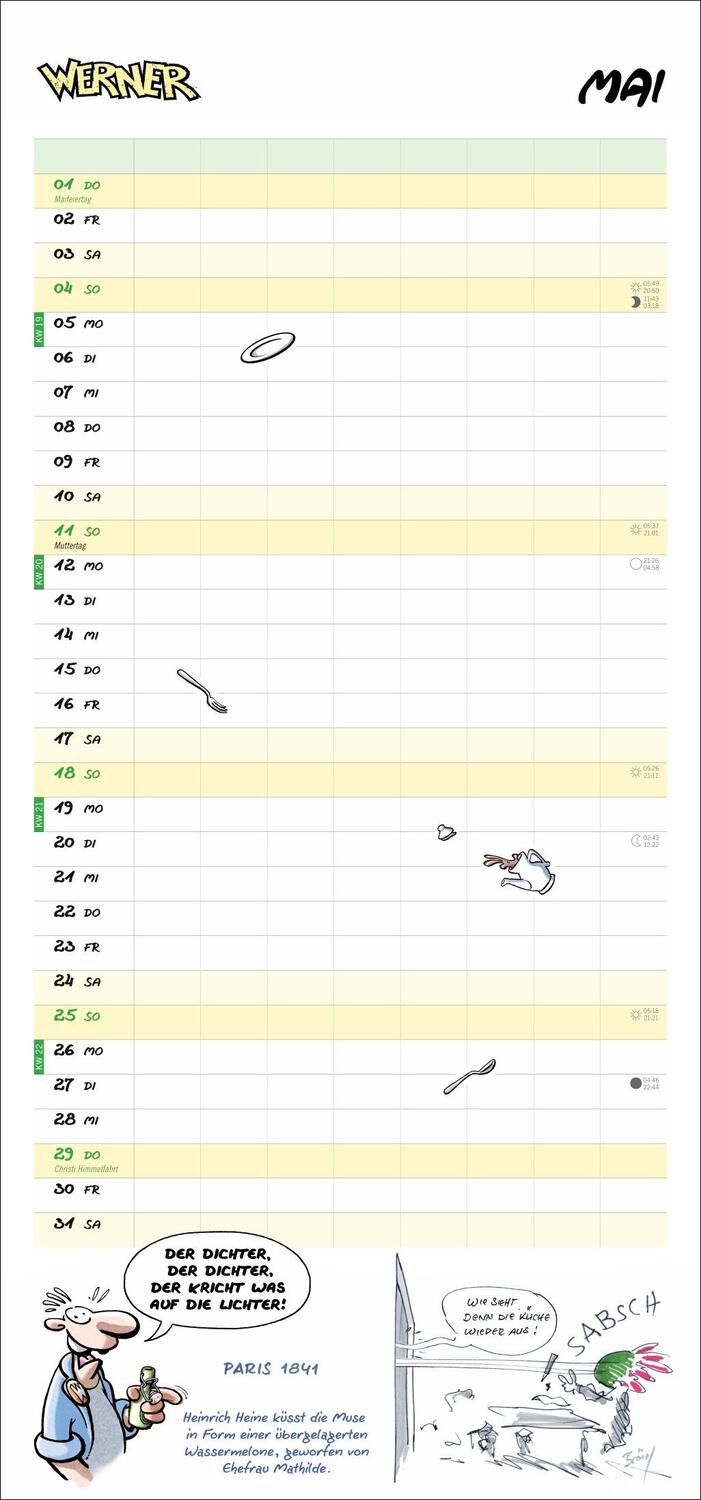 Bild: 9783756405824 | Werner Werkstattplaner 2025 | Rötger Feldmann | Kalender | 14 S.