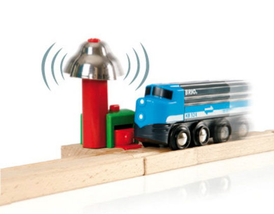 Bild: 7312350337549 | BRIO World 33754 Magnetisches Glockensignal - Eisenbahnzubehör für...