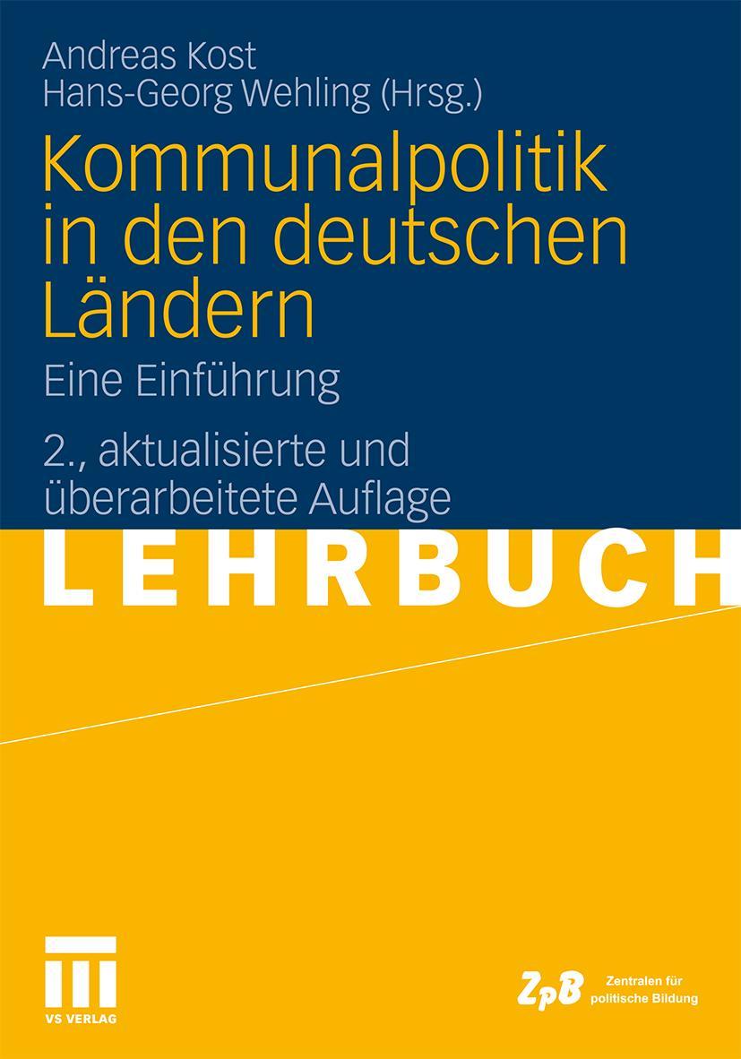 Cover: 9783531170077 | Kommunalpolitik in den deutschen Ländern | Eine Einführung | Buch