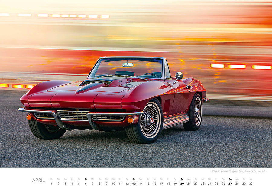 Bild: 9783966648288 | Muscle Cars Kalender 2025 | Frank Mundus | Kalender | Spiralbindung