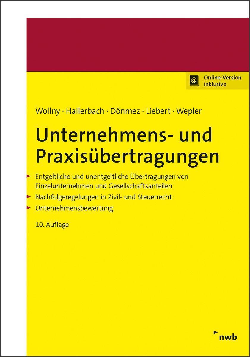 Cover: 9783482424502 | Unternehmens- und Praxisübertragungen | Bundle | 1 Taschenbuch | 2021