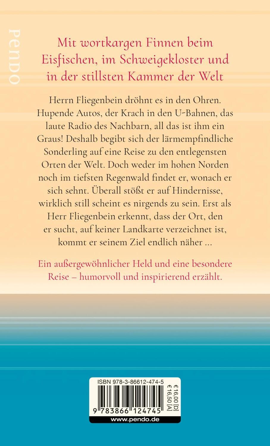 Rückseite: 9783866124745 | Herr Fliegenbein und die Suche nach der Stille | Roman | Göpfrich