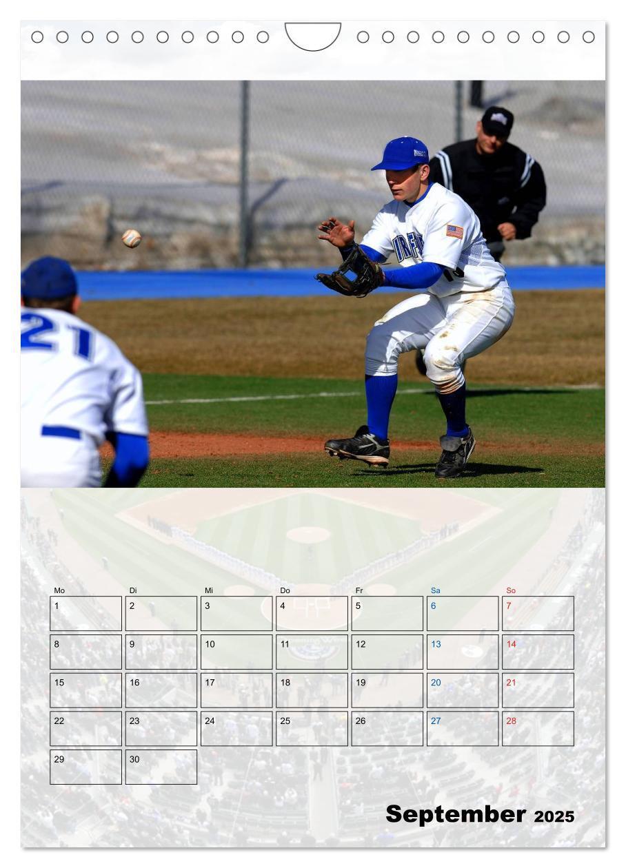 Bild: 9783457011867 | Kultsport Baseball (Wandkalender 2025 DIN A4 hoch), CALVENDO...