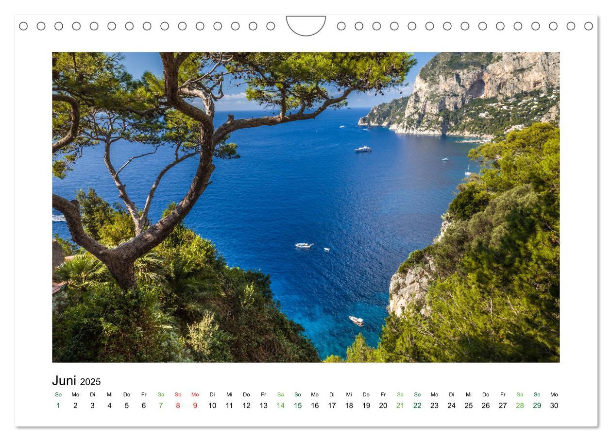 Bild: 9783435458424 | Sehnsuchtsinseln Capri und Ischia (Wandkalender 2025 DIN A4 quer),...