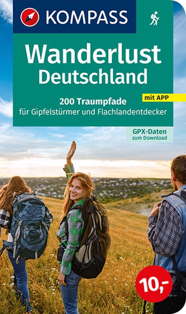 Cover: 9783990449738 | KOMPASS Wanderlust Deutschland | Taschenbuch | Deutsch