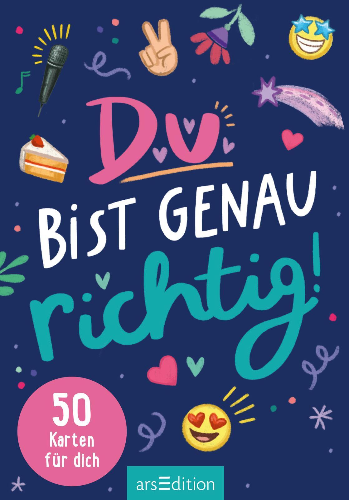 Bild: 9783845861326 | Du bist genau richtig! - 50 Karten für dich | Natalie Buchholz | Buch