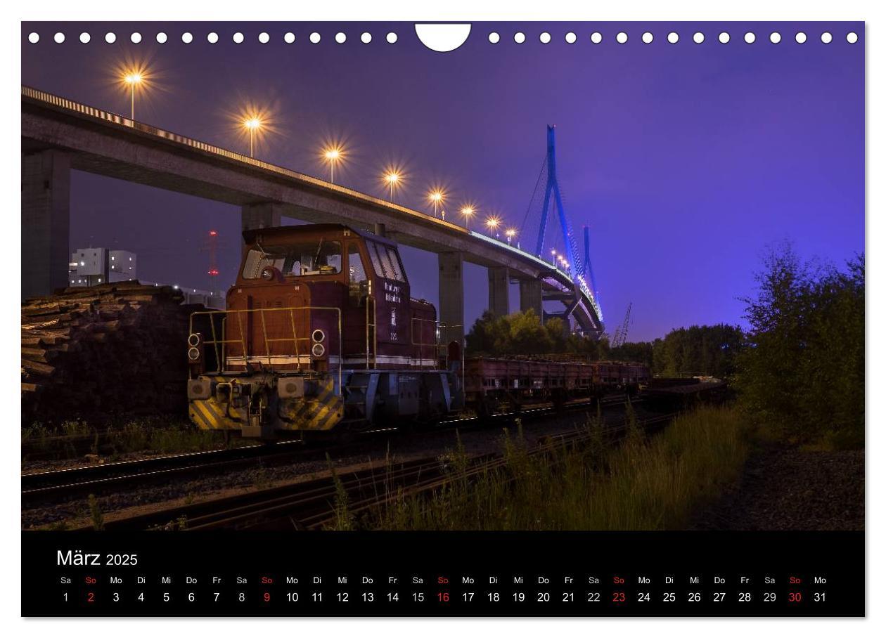 Bild: 9783435646708 | Der Hafen Hamburg bei Tag und Nacht (Wandkalender 2025 DIN A4...