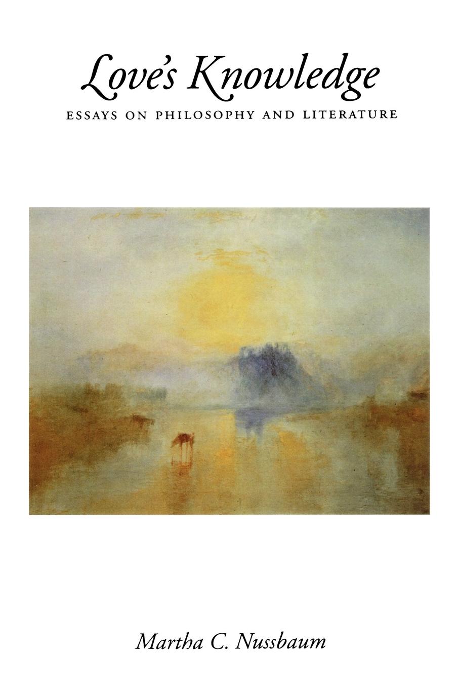 Cover: 9780195074857 | Love's Knowledge | Essays on Philosophy and Literature | Nussbaum