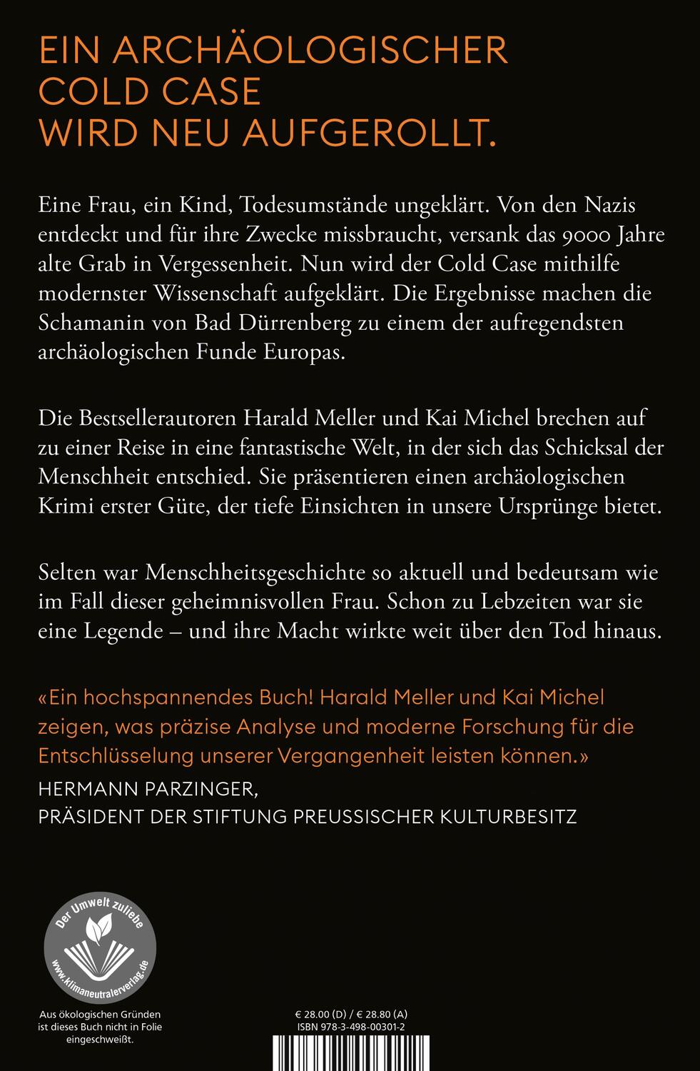 Rückseite: 9783498003012 | Das Rätsel der Schamanin | Kai Michel (u. a.) | Buch | 368 S. | 2022