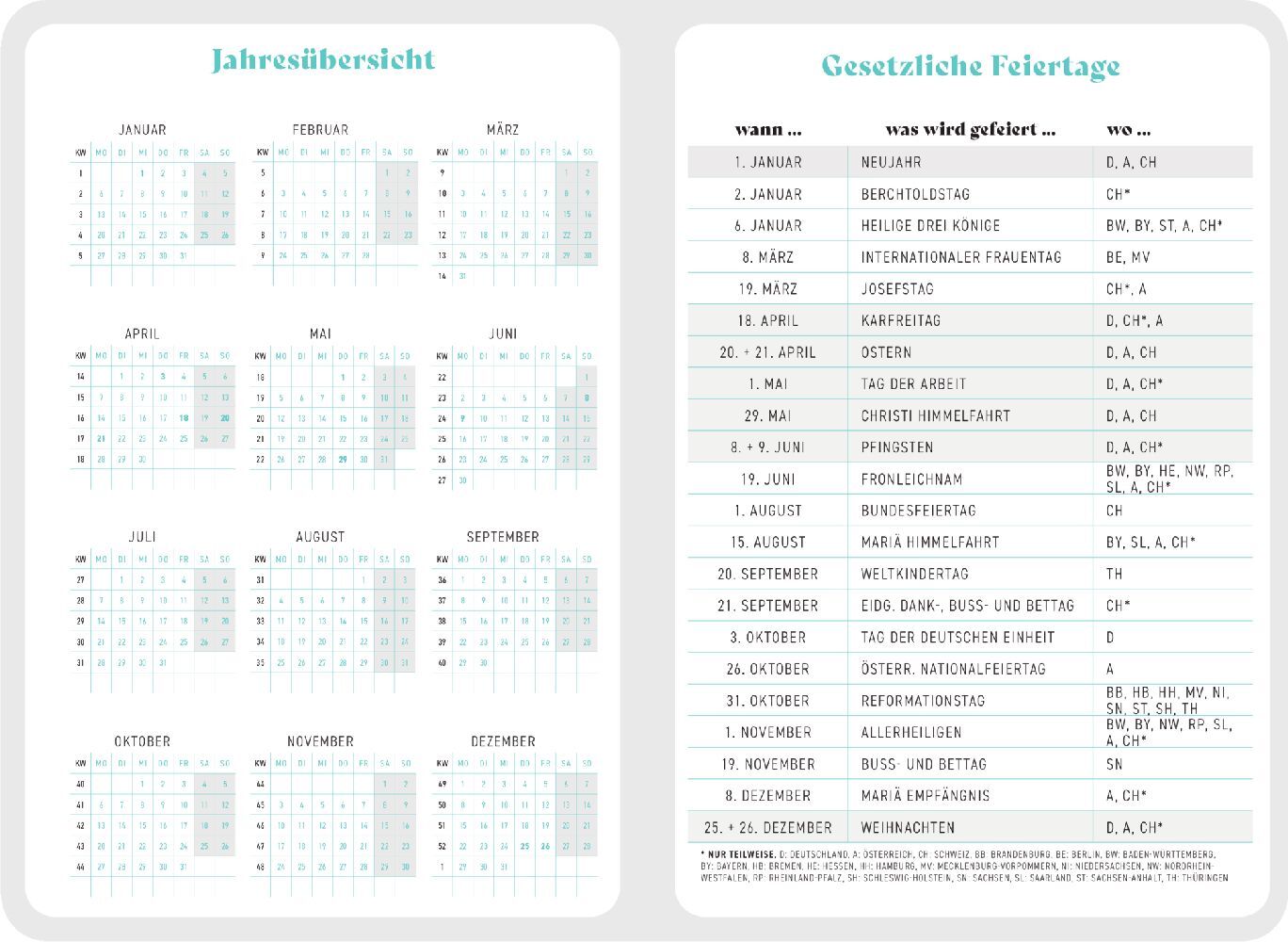 Bild: 4050003955308 | Großer Wochenkalender | Kalender | 112 S. | Deutsch | 2025